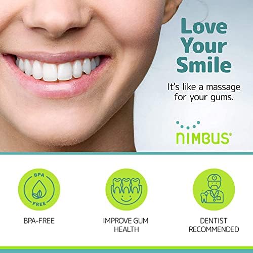 NIMBUS Extra Soft Toothbrushes (Compact Head), Periodontist Design Tapered Bristles for Sensitive Teeth and Receding Gums, Individually Wrapped Plaque Remover Travel Toothbrush (10 Pack, Colors Vary)