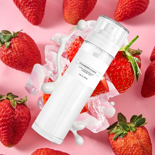 Strawberry Clouds Ultra-Concentrated Perfume Mist, Luxury Perfume Oil, Ultra-Concentrated Women Fragrance Oil, Scentual Fragrances Strawberryy Clouds Body Oils (Strawberry cloud)