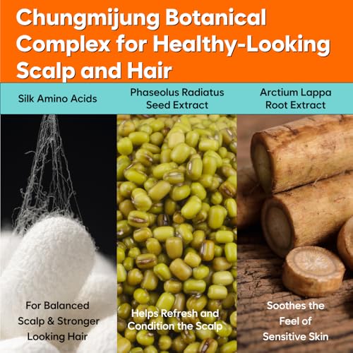 Conditioning Kelp Shampoo 16.9 fl.oz / 500ml, Balancing & Soothing Cleanser with Laminaria Japonica & Mung Bean, For Sensitive, Itchy Scalp & Dry Hair, Sulfate-Free, Korean Haircare