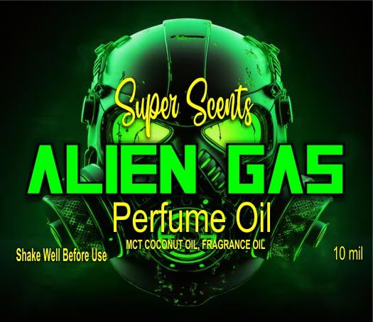 Alien Gas Perfume Oil Fragrance Roll On 10ml Strong Unique Scent by Super Scents Lime Basil Mandarin scent