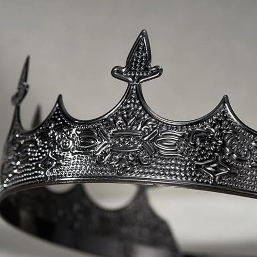 King Crown for Men Crowns Tiara for Birthday Party Costume