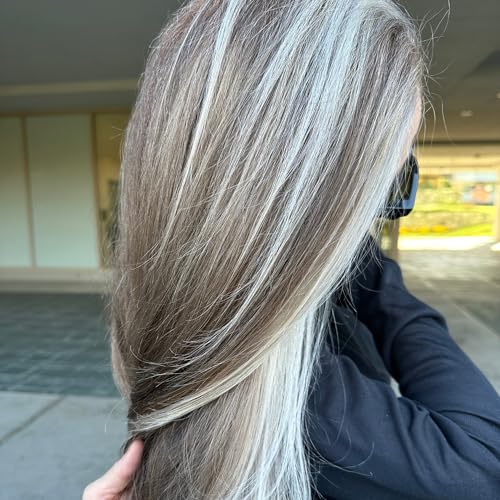 RUSK Deepshine Platinum Conditioner, Gentle Conditioner Eliminates Brassiness, Brightening Boost for Platinum, Silver, Gray, White, and Blonde Hair, 12 oz