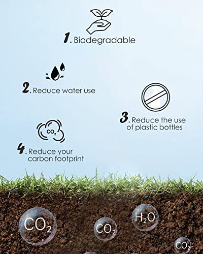 6Pcs Sulfate-Free Shampoo Bars for Dandruff & Oily Hair Control - Natural Solid Shampoo Soap Set (8.46oz Travel Size) - Vegan, Cruelty-Free Hair Care for Women & Men - Blue