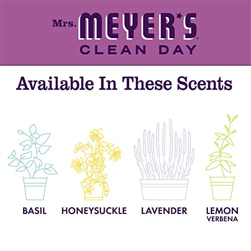 MRS. MEYER'S CLEAN DAY Hand Lotion for Dry Hands, Non-Greasy Moisturizer Made with Essential Oils, Plum Berry, 12 oz Bottles, Pack of 3