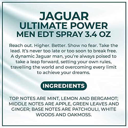 Jaguar Ultimate Power Men EDT Spray 3.4 oz