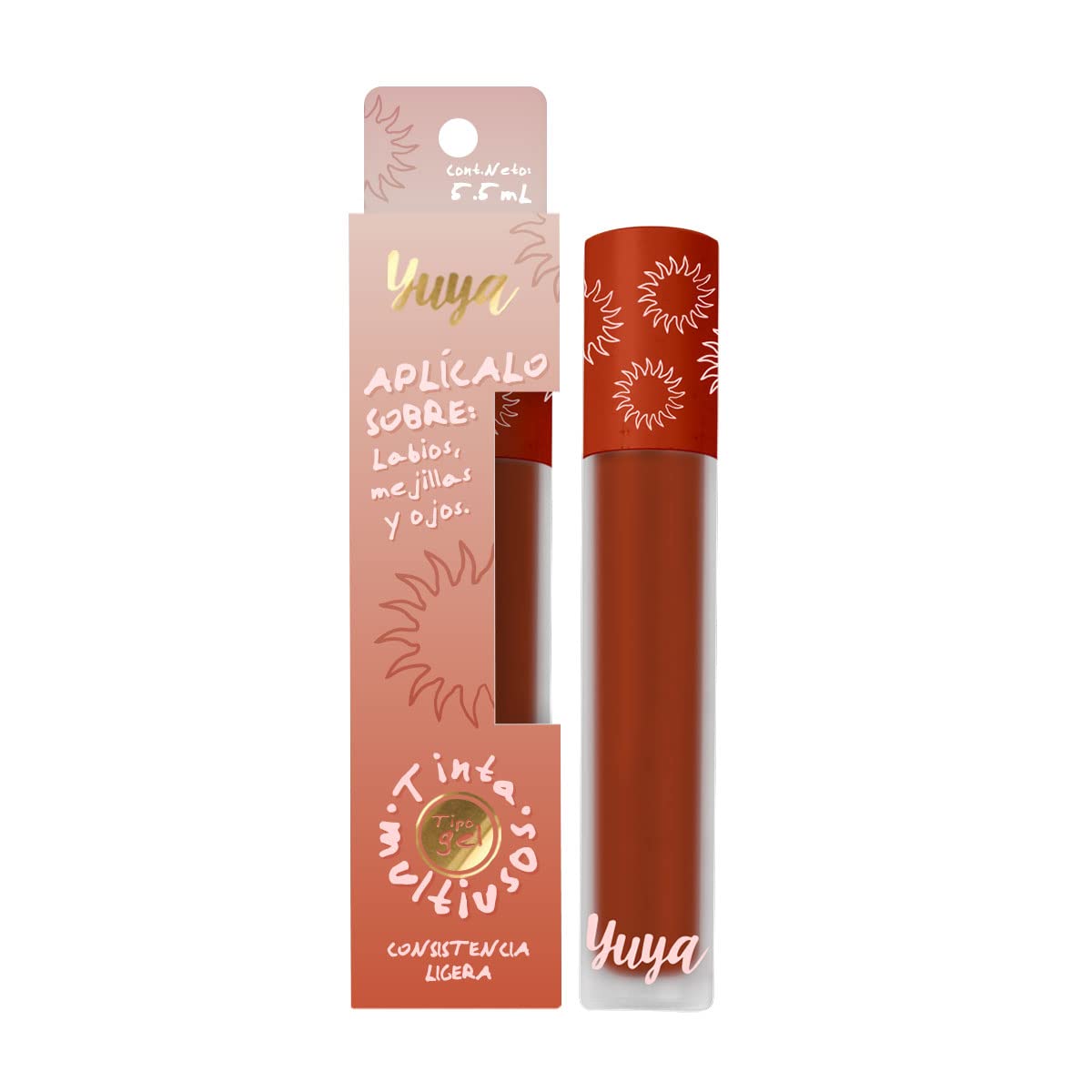 Yuya - Republic Cosmetics Soledad Lips, Cheeks And Eyes Long Lasting Tint Aloe Vera Salmon Pink - Perfect Size, Take It Every Wh
