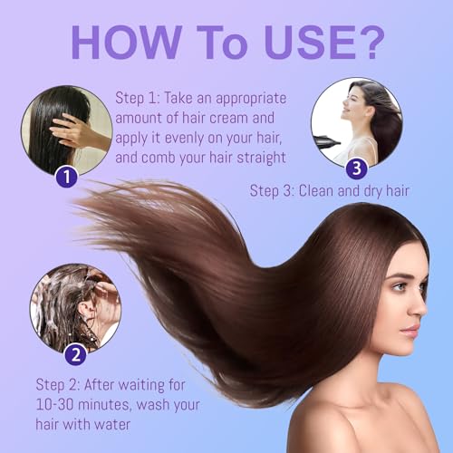 Sin Formol, Keratina Sin Formol Para Alisar El Pelo, Alisado Lum-inoliss Para Cabello Sin Formol, Hair Straightening Cream, Restores Hair Natural Silkiness, Frizz-Free for All Hair Types (1, 1PC)