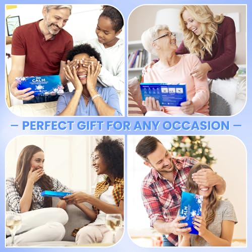 Shower Steamers 8 Pack Set Shower Bombs Tablets in Blue Box with 8 Fragrances with Shea Butter for Self-Care & Relaxation, Idea for Women and Men