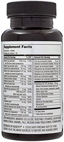 AS 10® Life – 60 ct, Complete Multivitamin codeveloped by NASA for Stress, Immune Support & Anti Aging Supplement with Antioxidants Resveratrol, Alpha Lipoic Acid, Lutein & Zeaxanthin