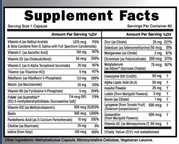 Methylated Multivitamin 60 Capsules (2 Month Supply)
