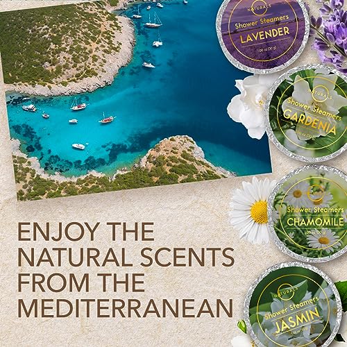 Shower Steamers Aromatherapy - Birthday Gifts for Women and Men - Shower Bombs Aromatherapy, Spa Day Essentials, Relaxation Spa Gifts - Self Care Galentines Gifts (Lavender 8 Count)