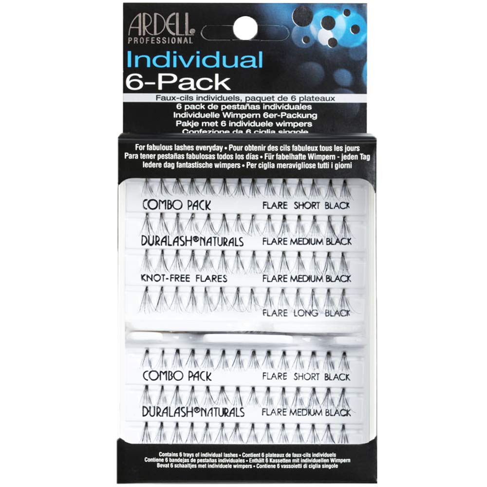 6 Pack Knot-Free Individuals Combo Black