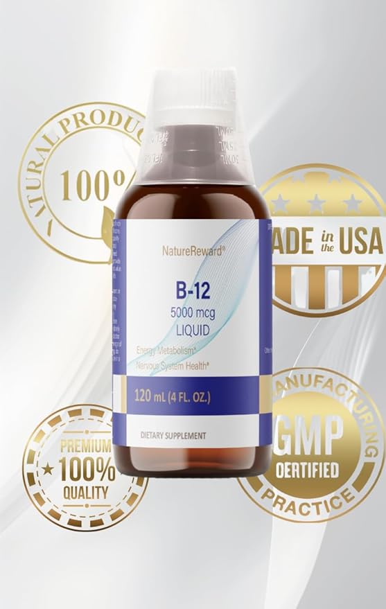 Vegan Vitamin B12 cyanocobalamin 5000mcg, 120 Servings