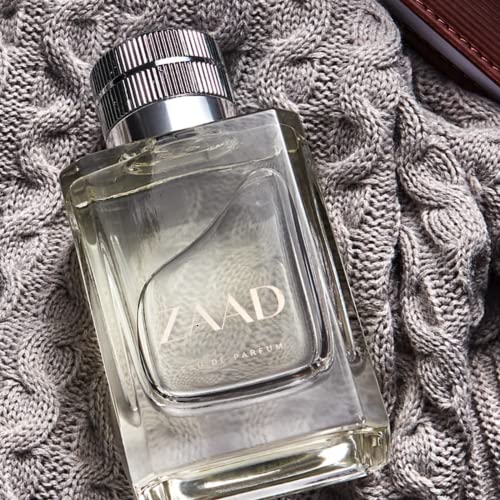 O Boticário Zaad Eau de Parfum, Long Lasting Premium Cologne for Men, Fresh & Woody Men's Fragrance, 3.2 Ounce