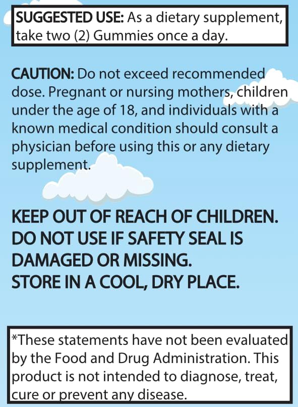 Men's Multivitamin Pectin Gummies: Empowering Your Health with 200% Biotin, Folate 100%, Vitamin A, B12, C, D, E, 100% Daily Intake (60 Count)