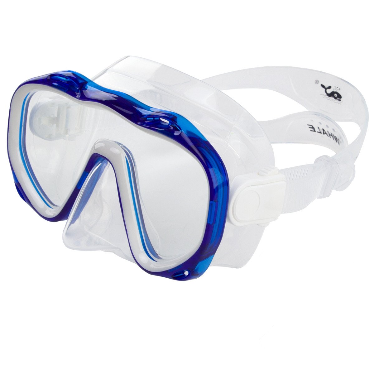 Dive Mask ,Snorkel Mask, Scuba Diving Goggles with 180 Degree View and Tempered Glass for Adults and Youth, Anti-Fog and Anti-Leak Snorkel Scuba Diving Mask Scuba Diving Goggles ,Blue