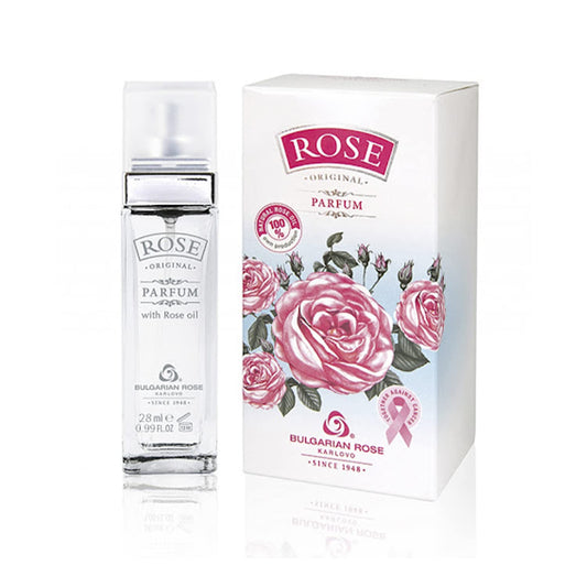 Rose Bulgarian Perfume - Natural Original Parfum - Aromatic Fragrance - Long Lasting Freshness - Paraben Free - Unisex Perfume -