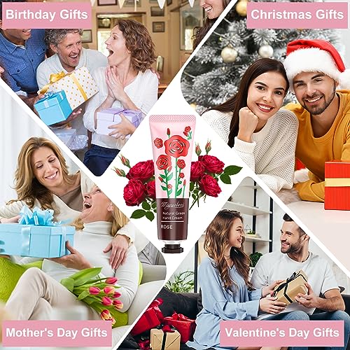 40 Pack Hand Cream Gifts Set- Valentines Day Gifts for Her, Women Gifts Bulk Lotion, Bridesmaid/Teacher Appreciation/Nurse Gifts, bulk gifts for coworkers Travel Size Hand Lotion for Dry Cracked Hands