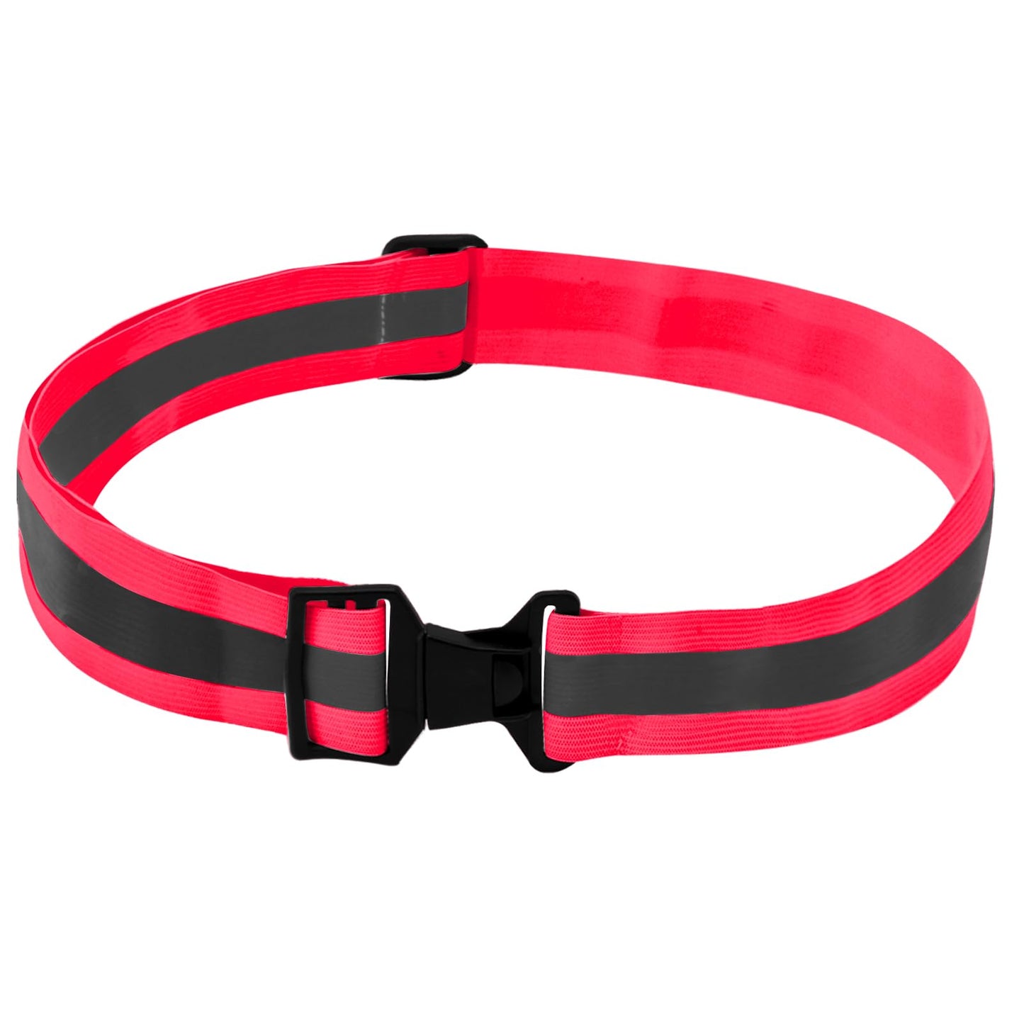 A-SAFETY Reflective Glow Belt Running Belt - Reflective Belt - PT Belt - Military Reflective Belt, Rosy