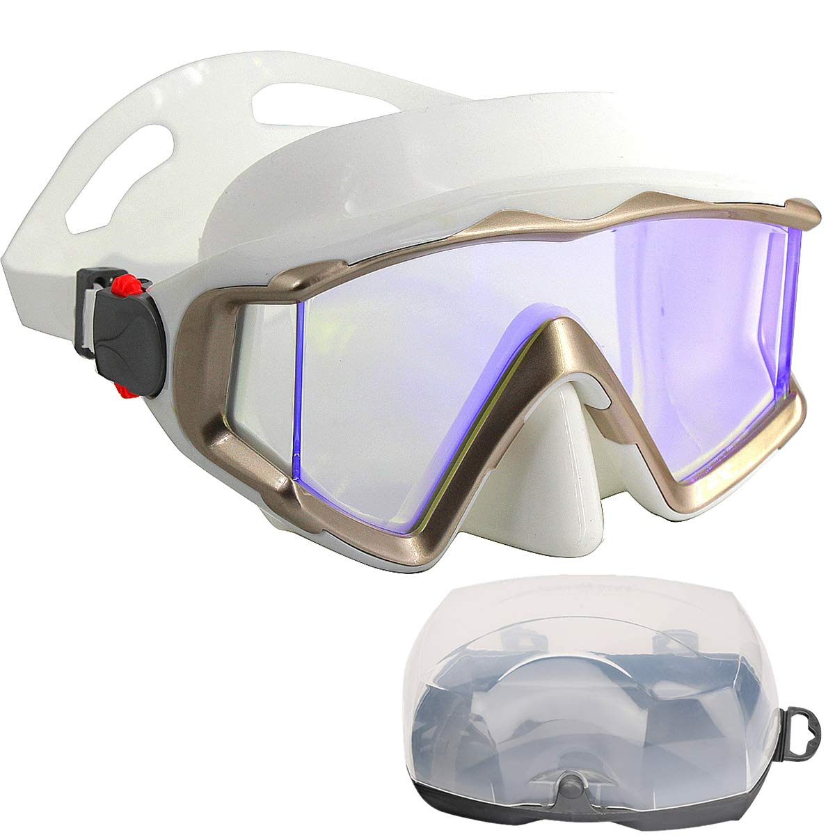 AQUA A DIVE SPORTS Diving mask Anti-Fog Swimming Snorkel mask Suitable for Adults Scuba Dive Swim Snorkeling Goggles Masks