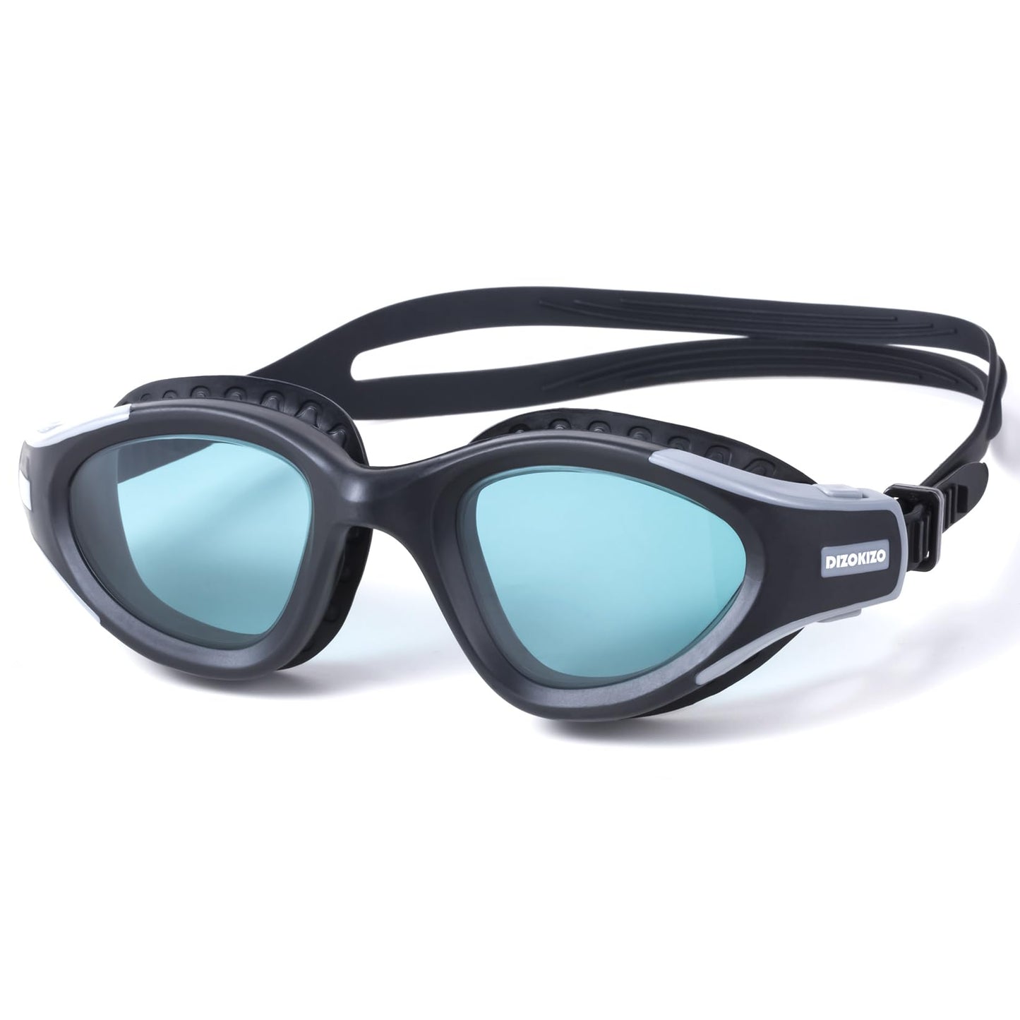Dizokizo Swimming Goggles UV Protection Anti-Fog No Leaking Swim Goggles Easy to Adjust for Adult Men Women