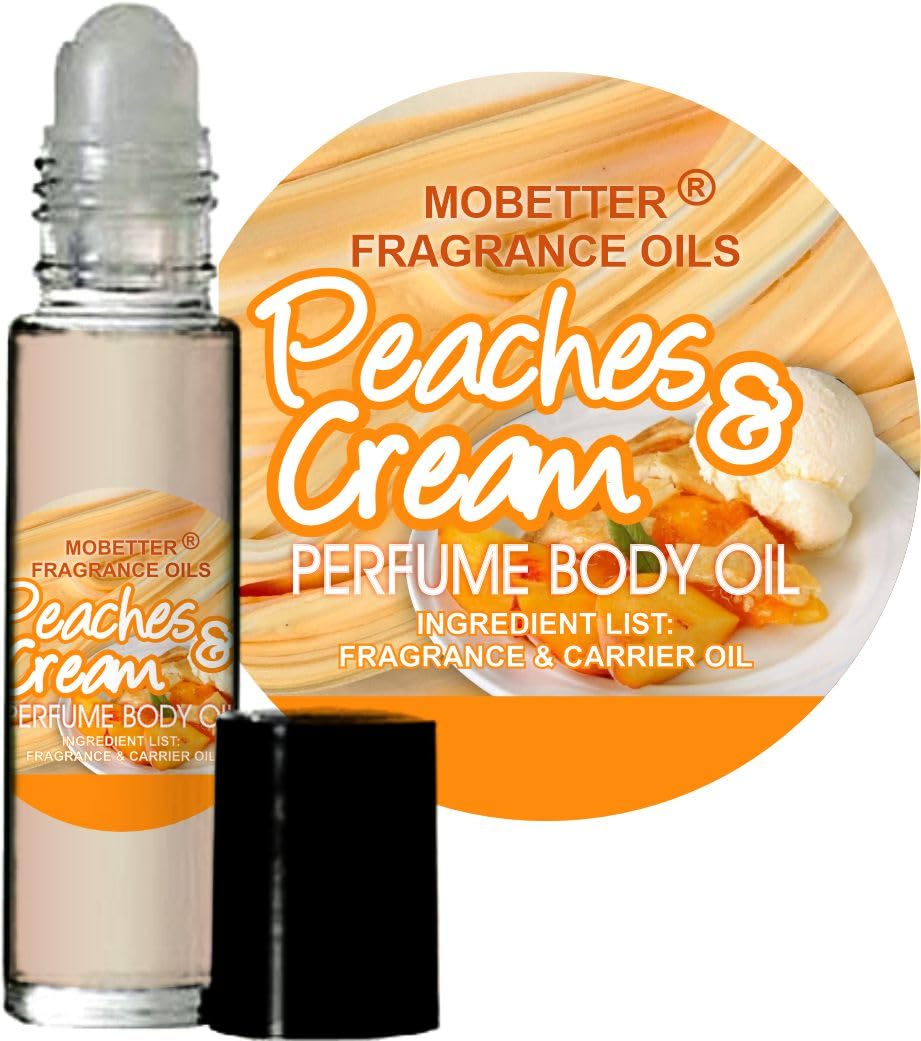 Mobetter Fragrance Oils Peaches And Cream Perfume Fragrance Body Oil