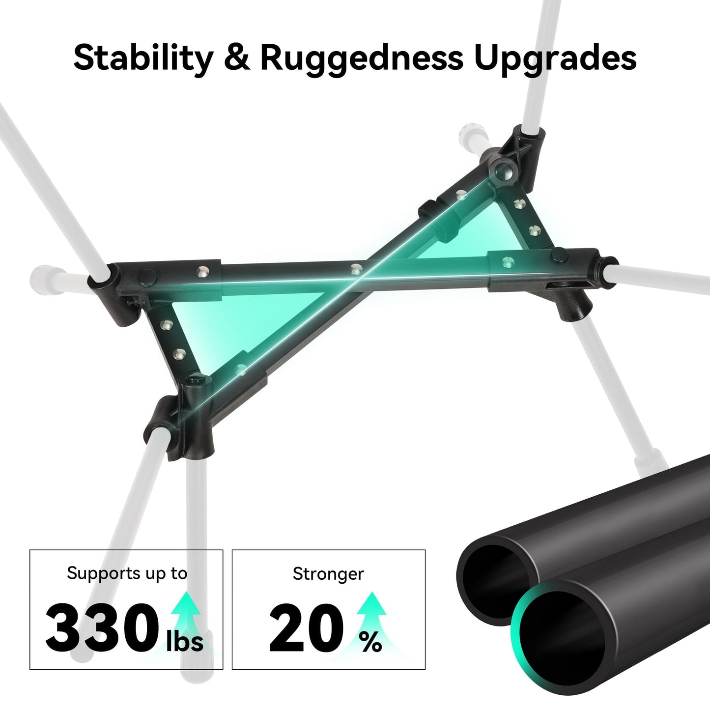 TOBTOS Ultralight Folding Camping Chair with Carry Bag, Portable for Outdoor, Backpacking, Hiking & Beach (Green)