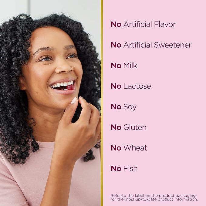 Nature's Bounty Hair, Skin & Nails with Biotin, Strawberry Gummies Vitamin Supplement, Supports Hair, Skin, and Nail Health for Women, 2500 mcg, 140 Ct (Pack of 2)