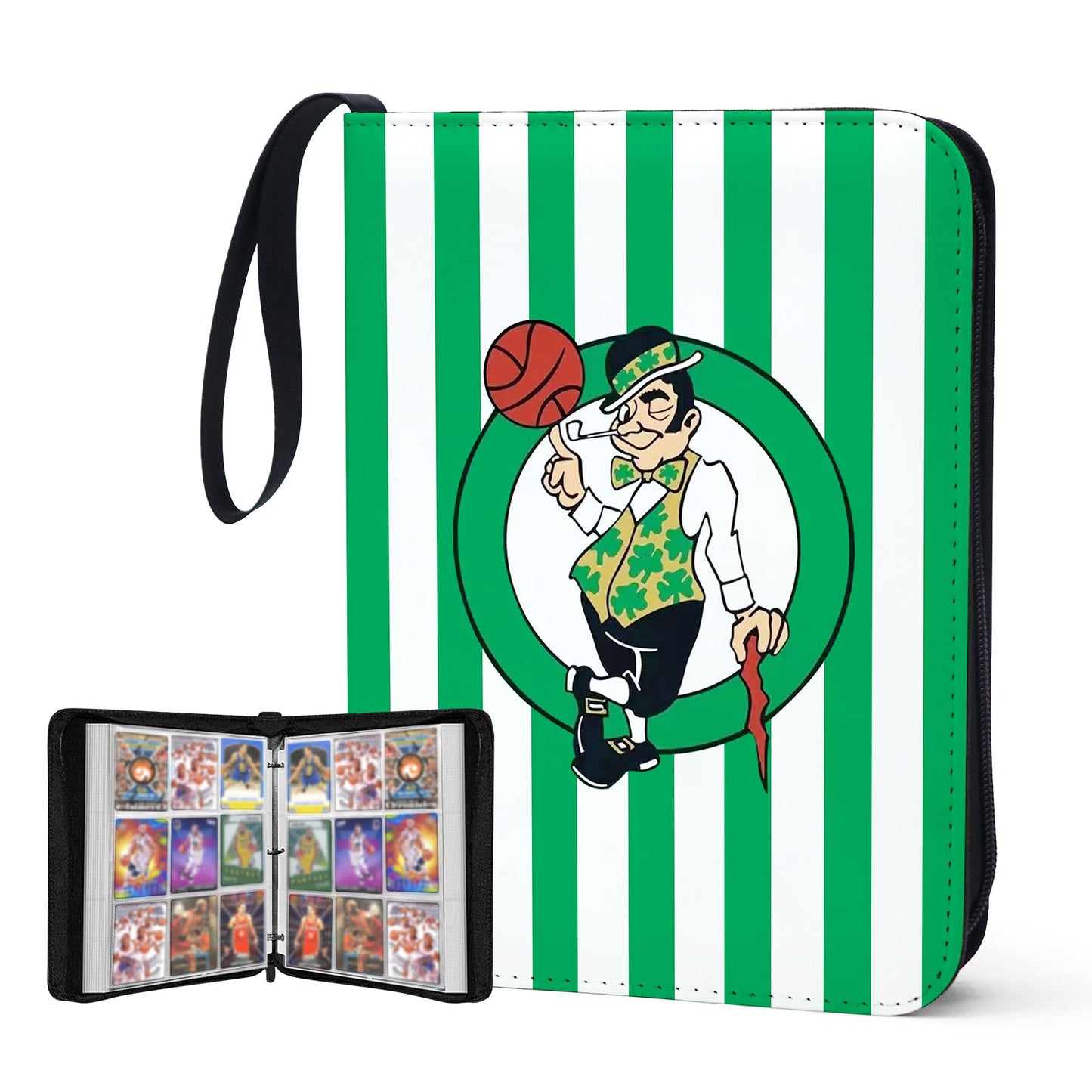 900 Pockets Basketball Card Binder,Gifts for Basketball Trading Cards Collectors,Portable Waterproof Card Storage Album with Removable Sleeves,Compatible with Basketball and Sports Cards