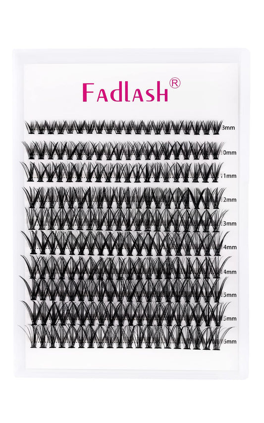 Lash Clusters Extensions 200Pcs 30D Individual Cluster Lashes Mixed Tray Black Mink Diy Eyelash Extensions And Under Eyelashes P