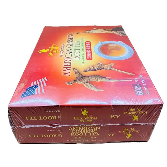 Wisconsin American Ginseng Root Tea 60 bags x 2.25g