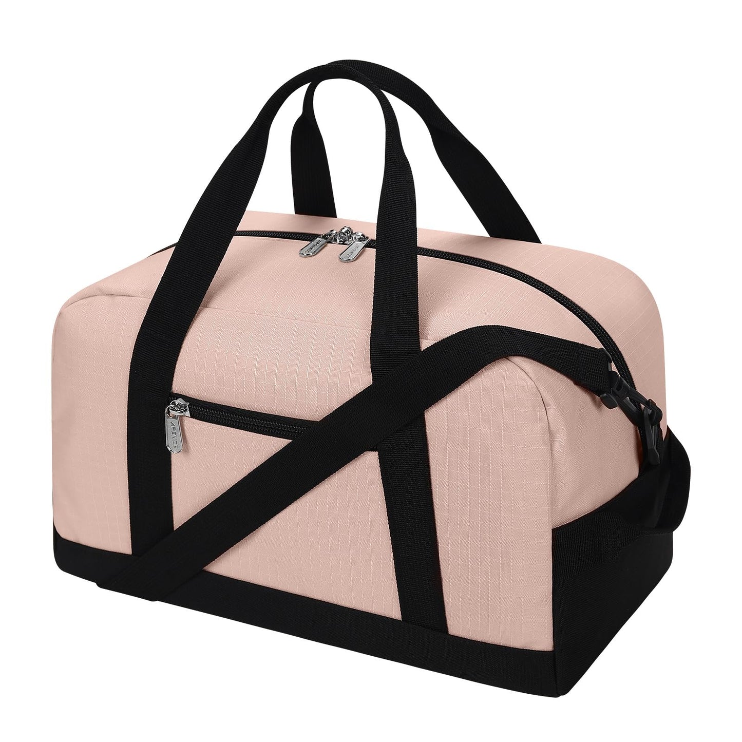 Apenze Small Gym Bag 14 inch lightweight Carry On Mini Duffel Bag for Travel Sport - Pink