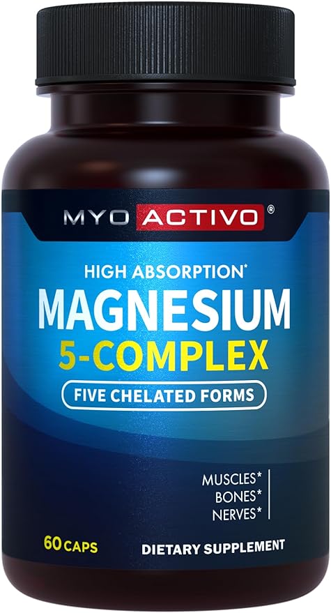 5-in-1 Magnesium Complex and Vitamin D3 K2