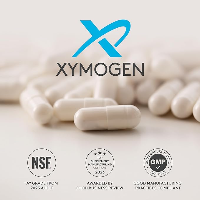 XYMOGEN Xcellent C - High Dose Vitamin C Supplement with BioPerine for Enhanced Absorption - Buffered to Minimize GI Upset - Immune Support + Antioxidants Supplement (120 Pills)