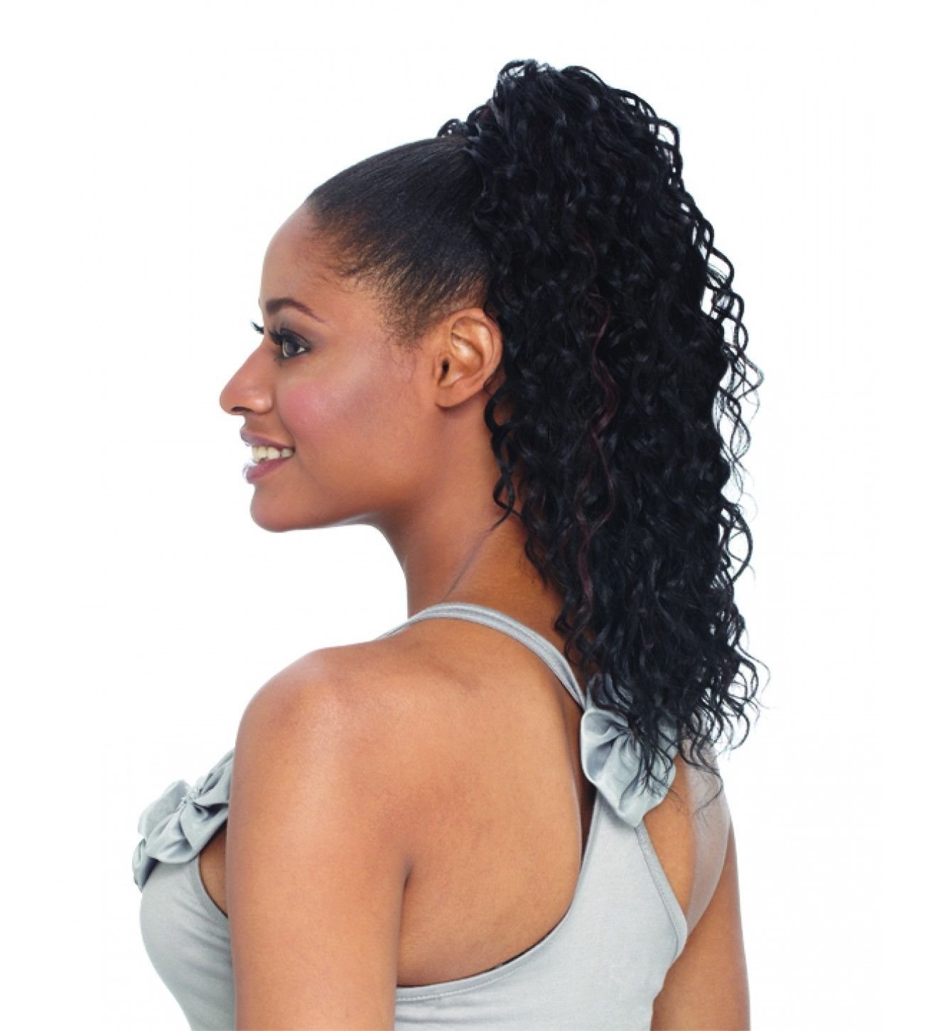 Freetress Braids PALM GIRL - Shake N Go Synthetic Drawstring Ponytail 1B/27