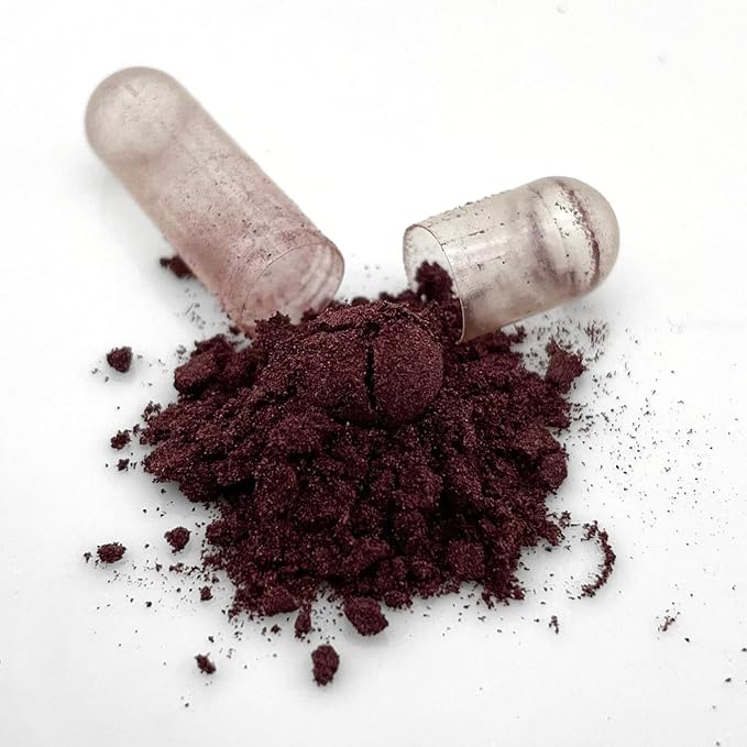 Aronia Berry Capsules Organic (60 Servings) | 17,600 mg Fresh Aronia Berries Equivalent & 120 mg Acerola Cherry Extract per Serving | High in Vitamin C & Antioxidants | Black Chokeberry Supplement