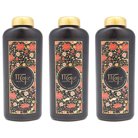 Maja Perfumed Talcum Powder. Fresh And Delicate Aroma. Formulated To Keep Skin Smooth. 7 Oz. Pack Of 3.