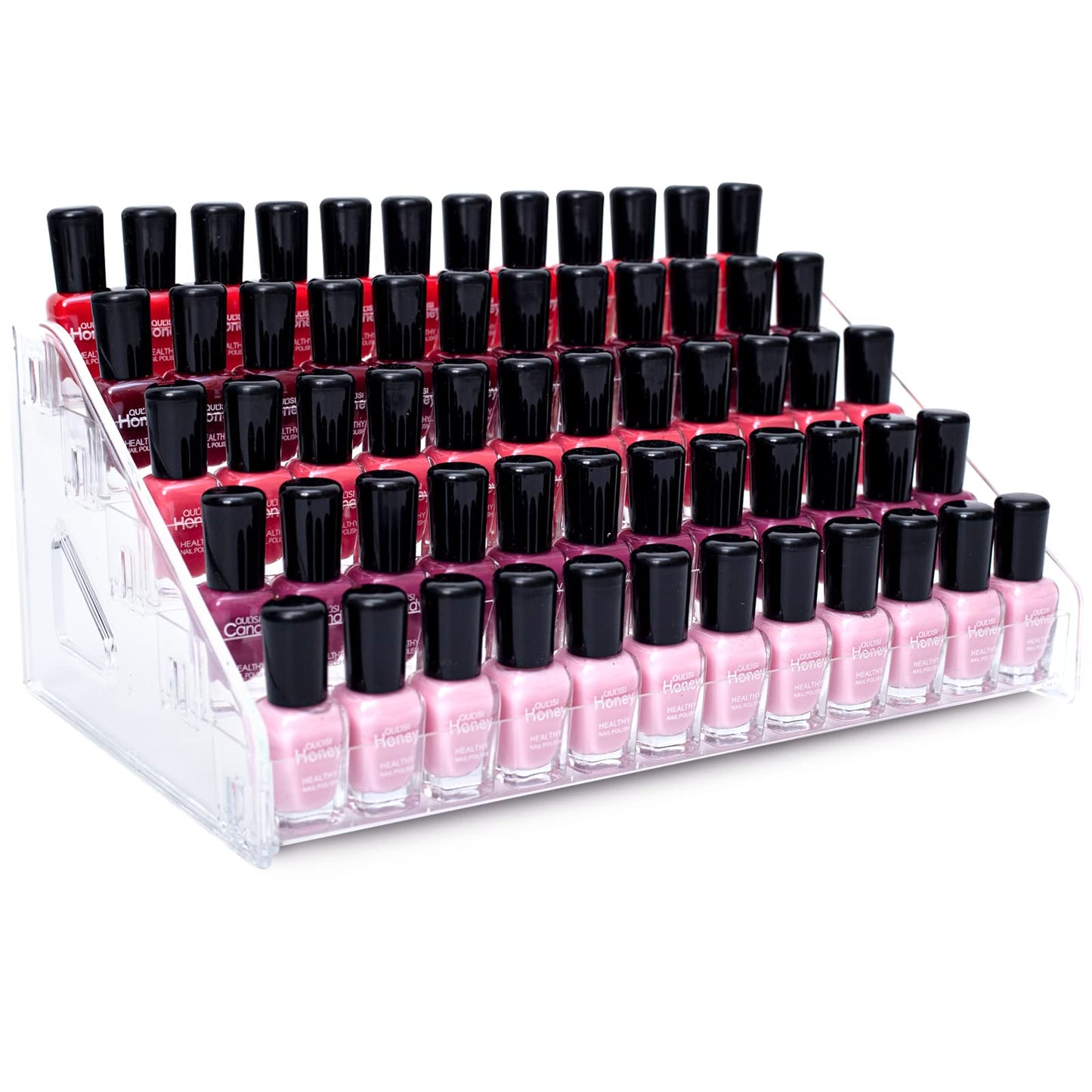Aluyuyo Nail Polish Organizer Sunglass Organizer - 5 Layers Nail Polish Holder Sunglass Holder - Acrylic Nail Polish Stand Sungl