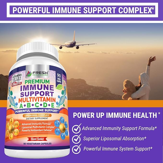 FRESH HEALTHCARE Chlorella and Immune Support Multivitamin - Bundle