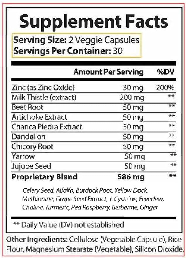Research Labs 2 Pack Doctor Recommended Premium Liver Detox Cleanse & Support w/Milk Thistle, Beet Root, Dandelion. 23 Powerful Herbs for Powerful Detoxification