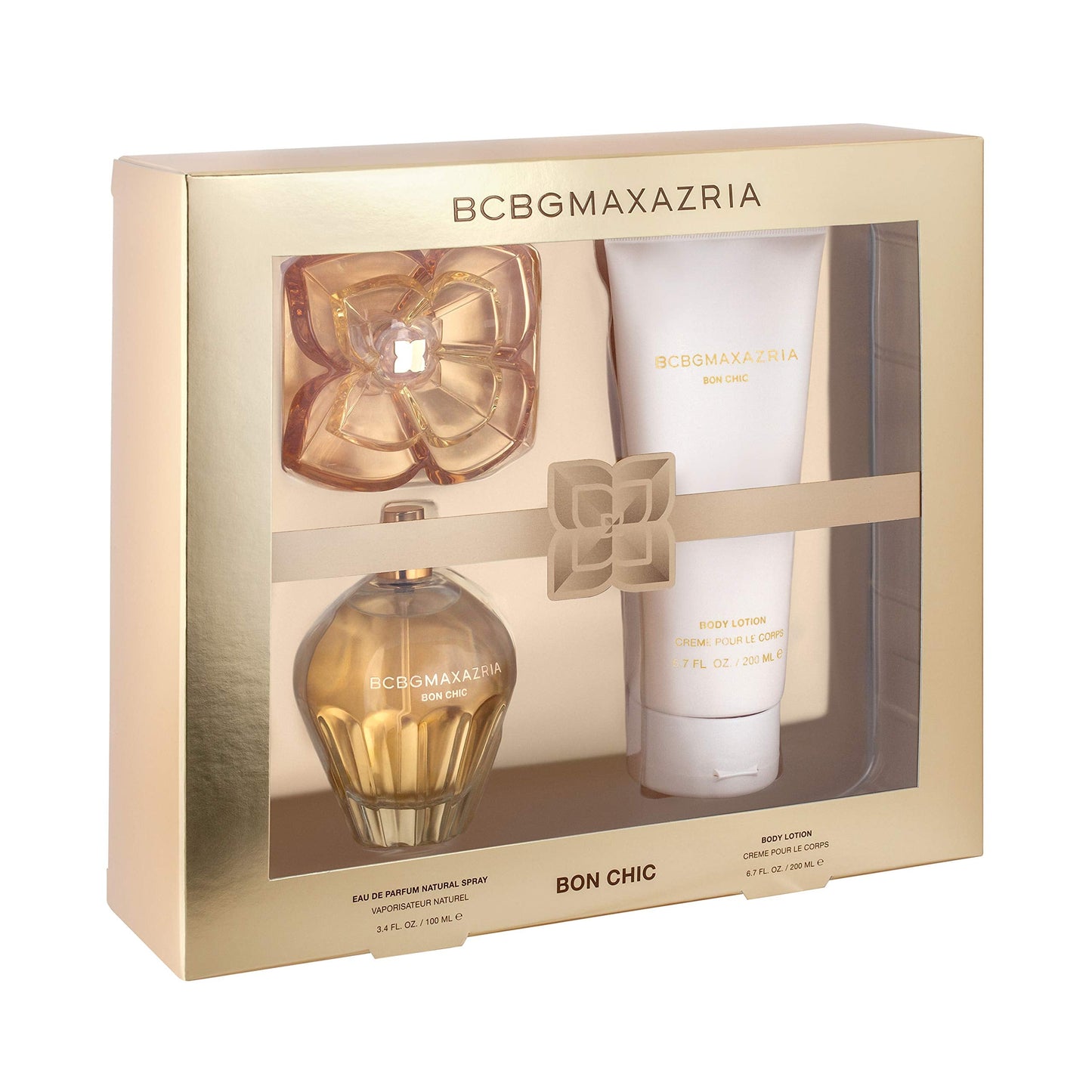 Bcbgmaxazria - 2 Piece Fragrance Giftset For Women - Bon Chic - (3.4Oz/100Ml Edp Perfume + 6.7Oz/200Ml Body Lotion) For Women