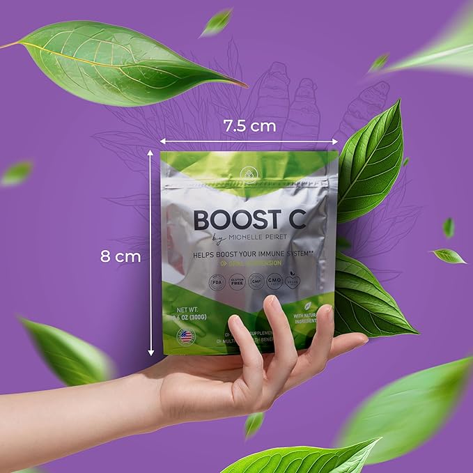 Vitamin C Powder | Non-GMO | Ideal to Enhance Smoothies, Shakes & Beverages | Nutrient-Rich Formula | 30 Servings |