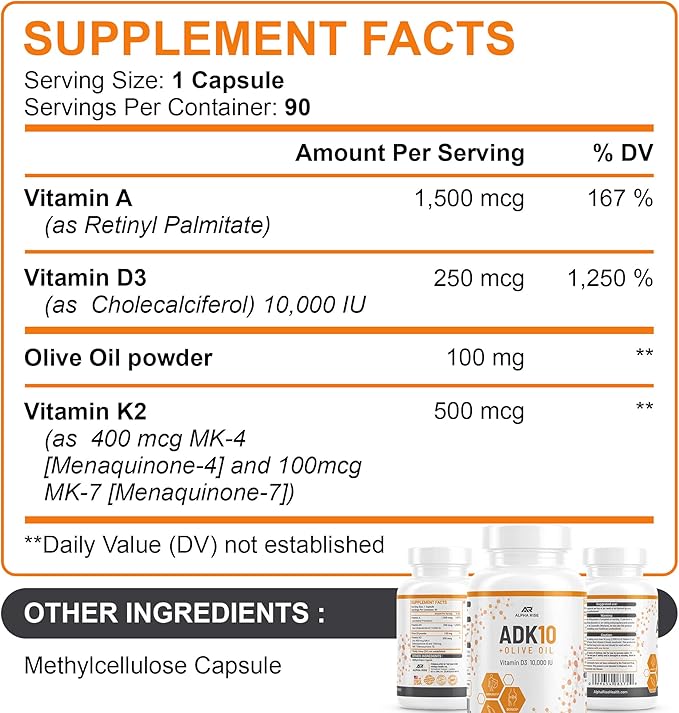 ADK 5 Vitamin Supplement + ADK 10 Vitamin Supplement