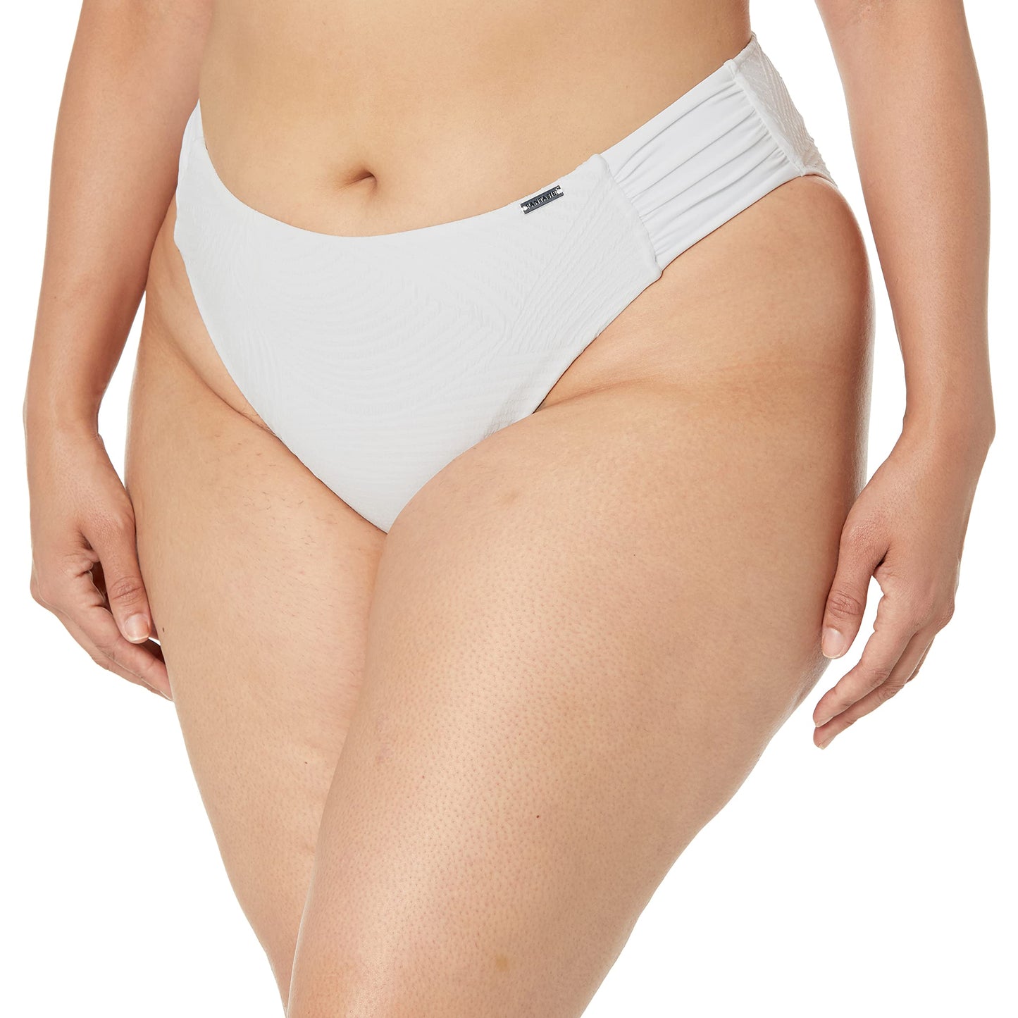Fantasie Women's Swim Ottawa Mid-Rise Gathered Bikini Bottom White