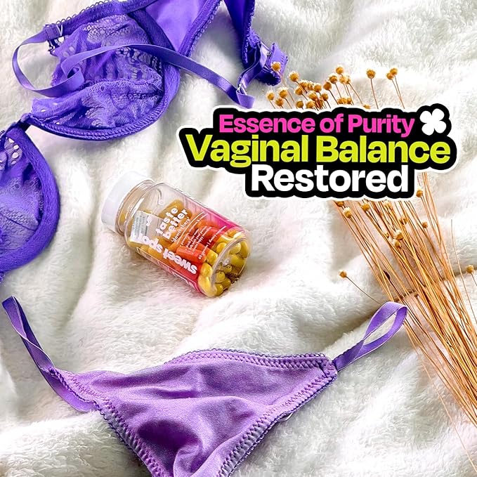 Sweet Spot - Pineapple Extract Vaginal Probiotics, 60 Capsules, Freshens Taste & Supports Vaginal Health, Natural pH Balance with Cranberry and Cinnamon - 500mg per Serving, Made in The USA