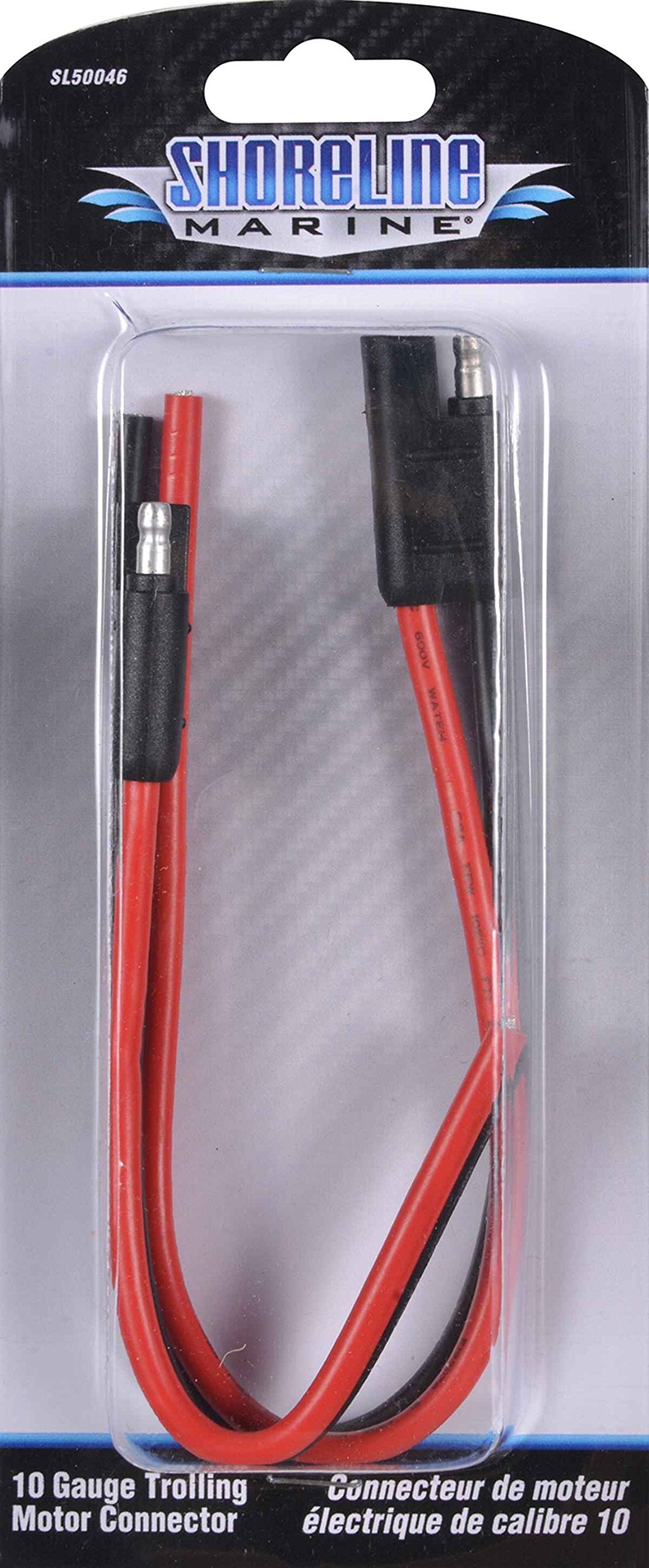 Shoreline Marine Trolling Motor Connector, Black