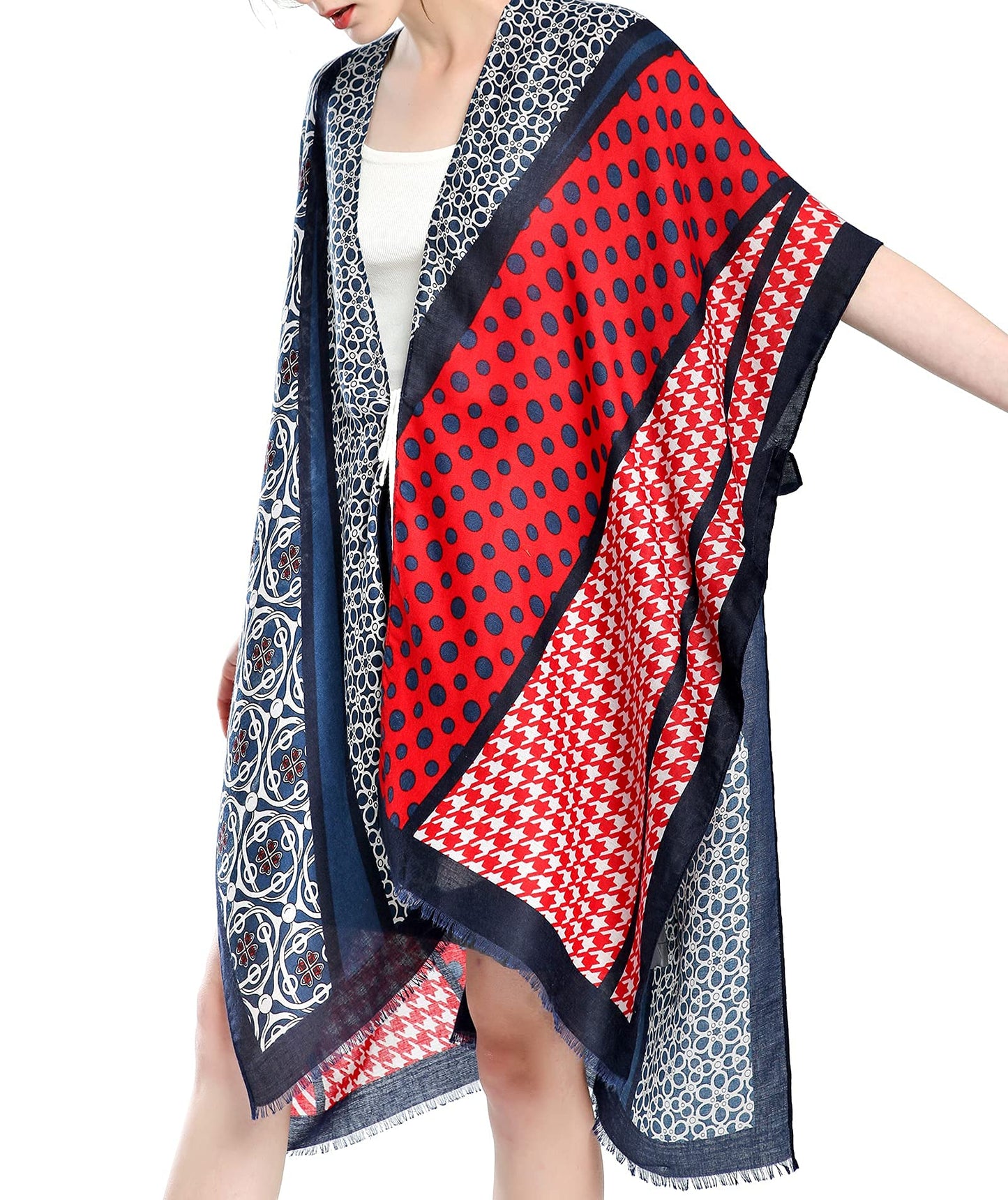 MEANBEAUTY Women's Swimwear Cover Ups Swimsuit Coverup Floral Print Short Sleeve Kimono Cardigan Loose Beachwear 2024