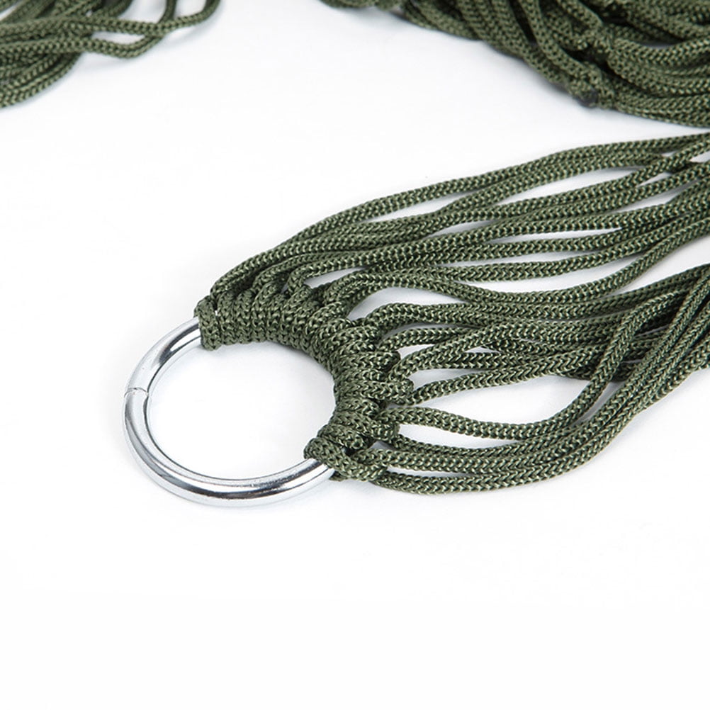 TAILTOSS 1Pcs Army Green Hammock for Outdoor Adventure and Traveling