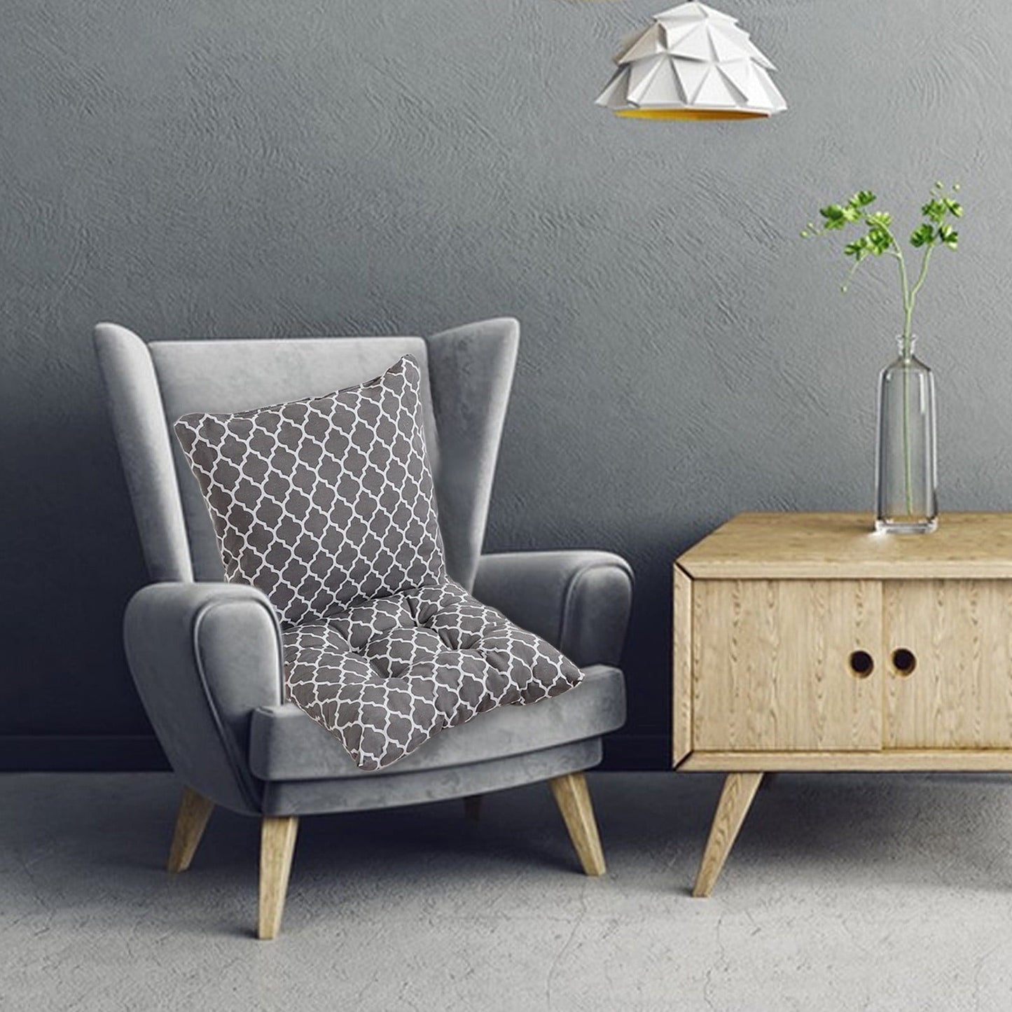 sruoe High Back Chair Cushions, Patio Chair Back Cushion, Chair Cushions, Seat Cushions Back Pad, Indoor Outdoor Chaise Lounge Back Pads for Home, Office Cushion, Cotton