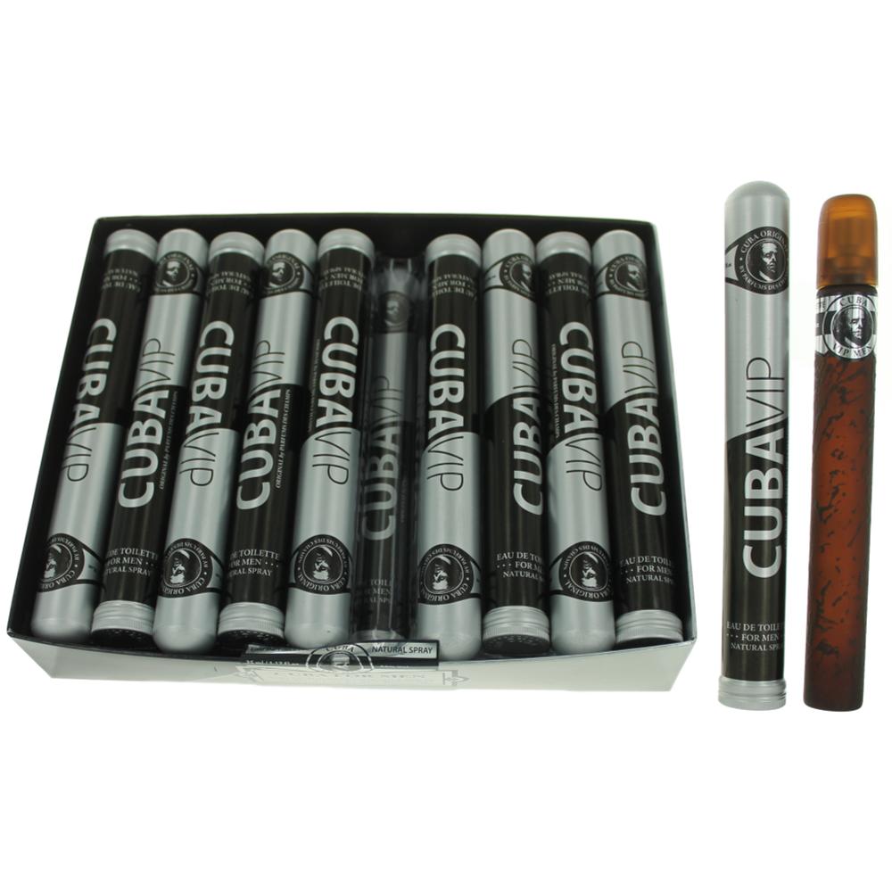 Cuba Vip By Cuba, 1.17 Oz Eau De Toilette Spray For Men. Pack Of 20